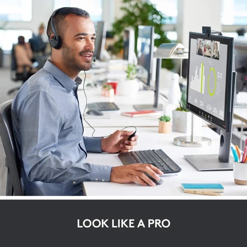 Logitech C920 PRO HD Webcam with Stereo Audio gallery image 2