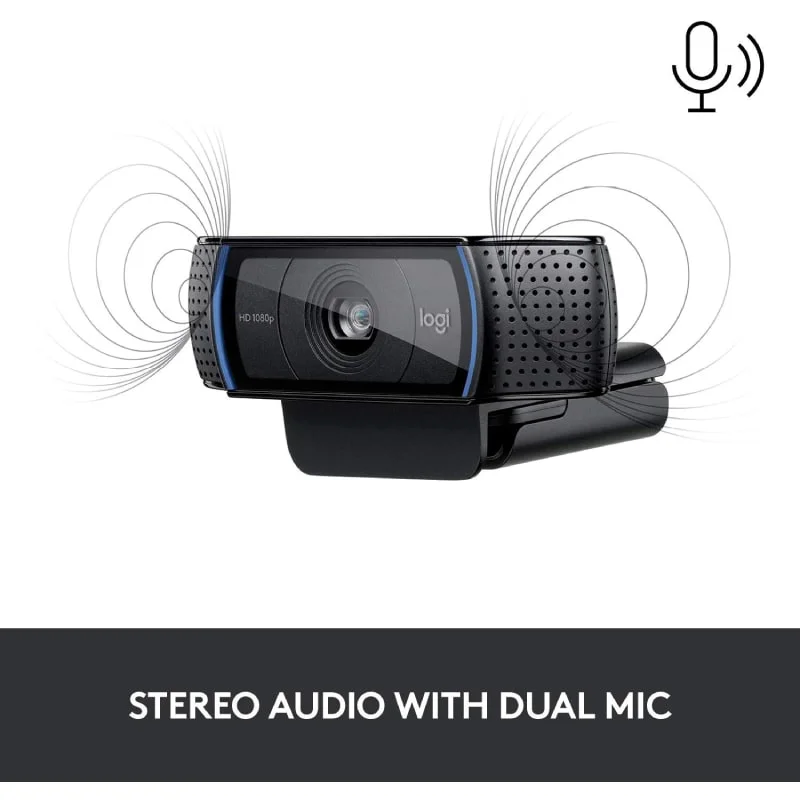 Logitech C920 PRO HD Webcam with Stereo Audio gallery image 8