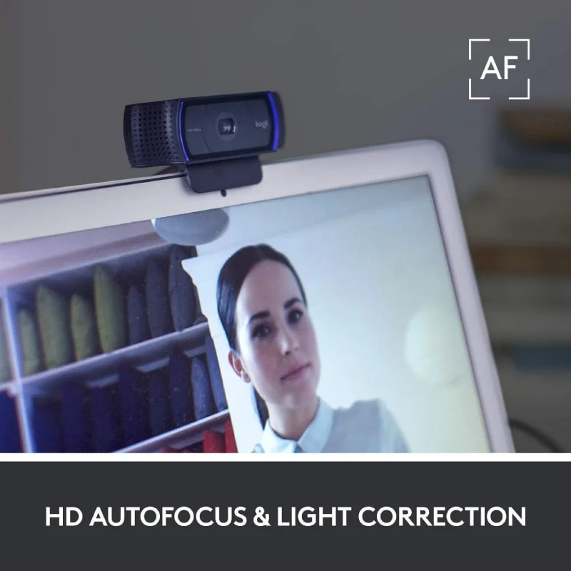 Logitech C920 PRO HD Webcam with Stereo Audio gallery image 1