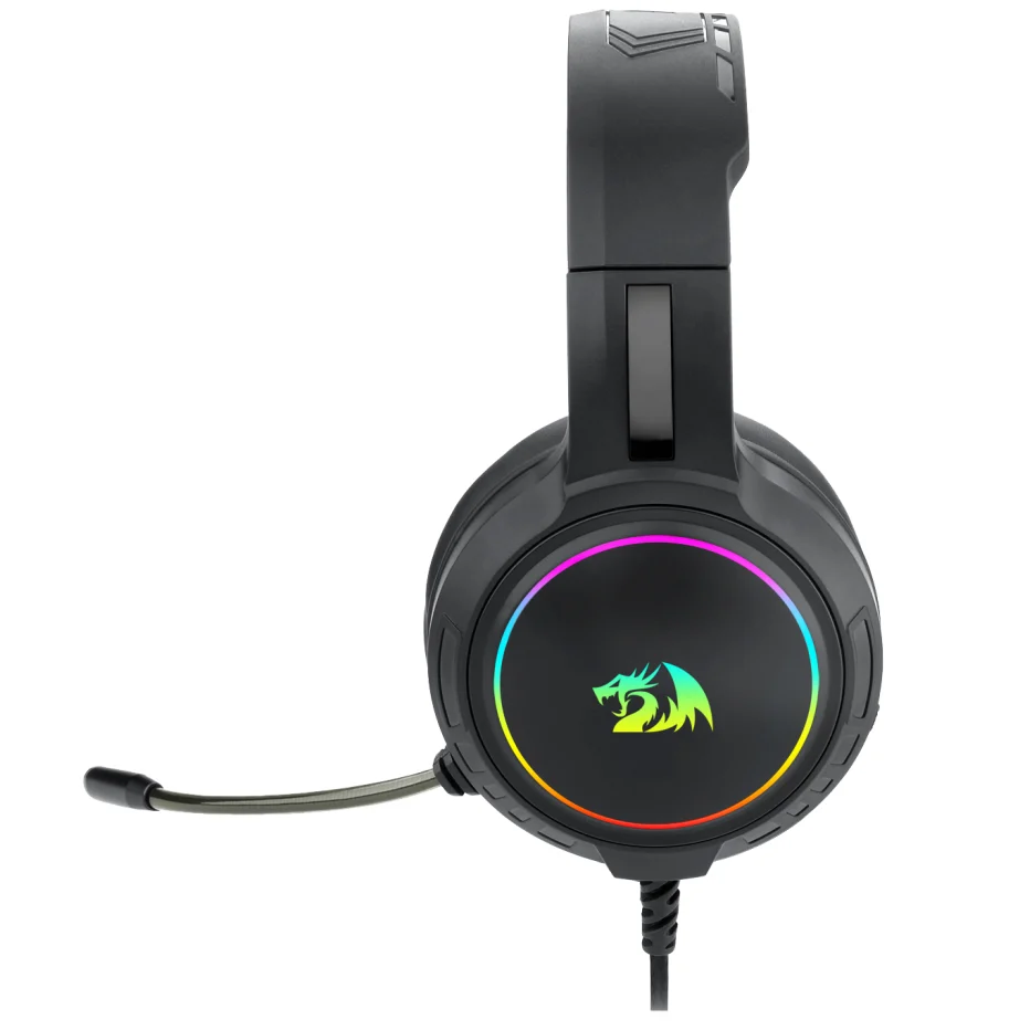 Redragon H270 MENTO RGB Gaming Headphone (Black) gallery image 1