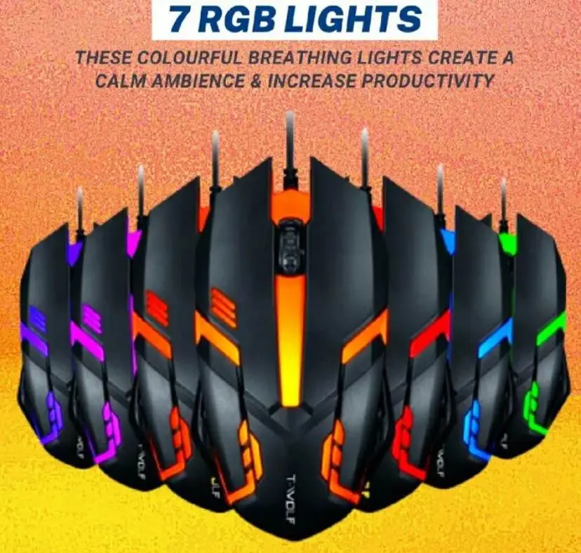 Compact Wireless RGB Gaming Mouse - 1 Pcs gallery image 6