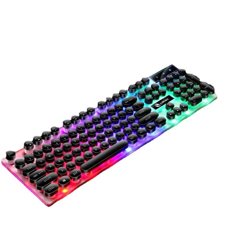 GTX300 Retro Punk Mechanical Keyboard Mouse Set gallery image 3