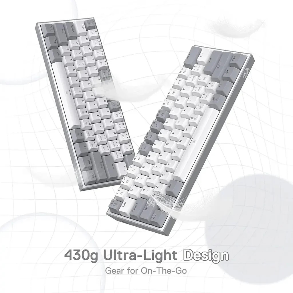 Redragon FIZZ K617 60% RGB Mechanical Keyboard with Red Switches gallery image 4