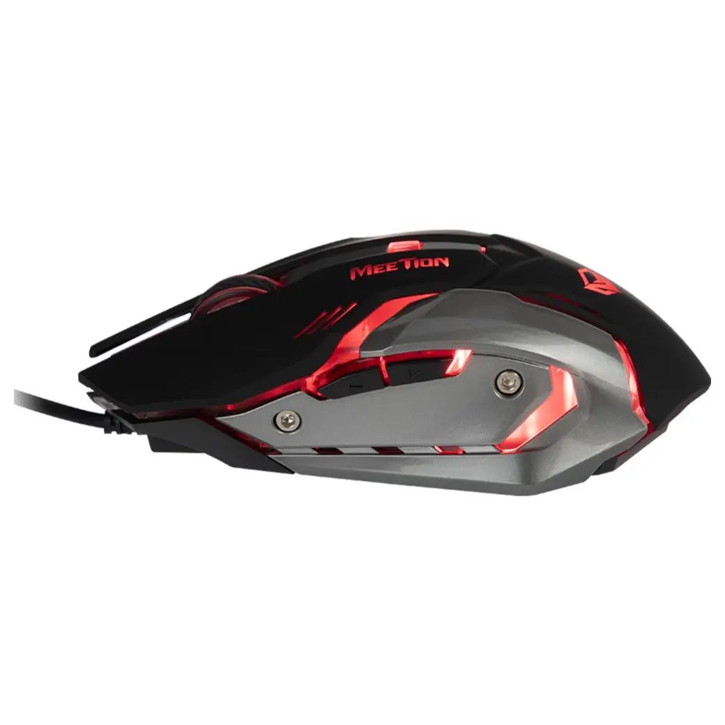 Meetion M915 Wired Gaming Mouse, 6D, Up To 6400 DPI, RGB Backlit, Black gallery image 5