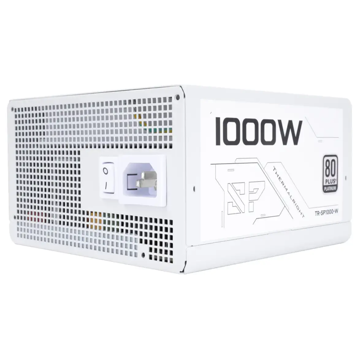 Thermalright TR-SP1000-W 1000W 80 PLUS Platinum Fully Modular Power Supply, Intel ATX 3.1 Certified, PCIe 5.1, White gallery image 1
