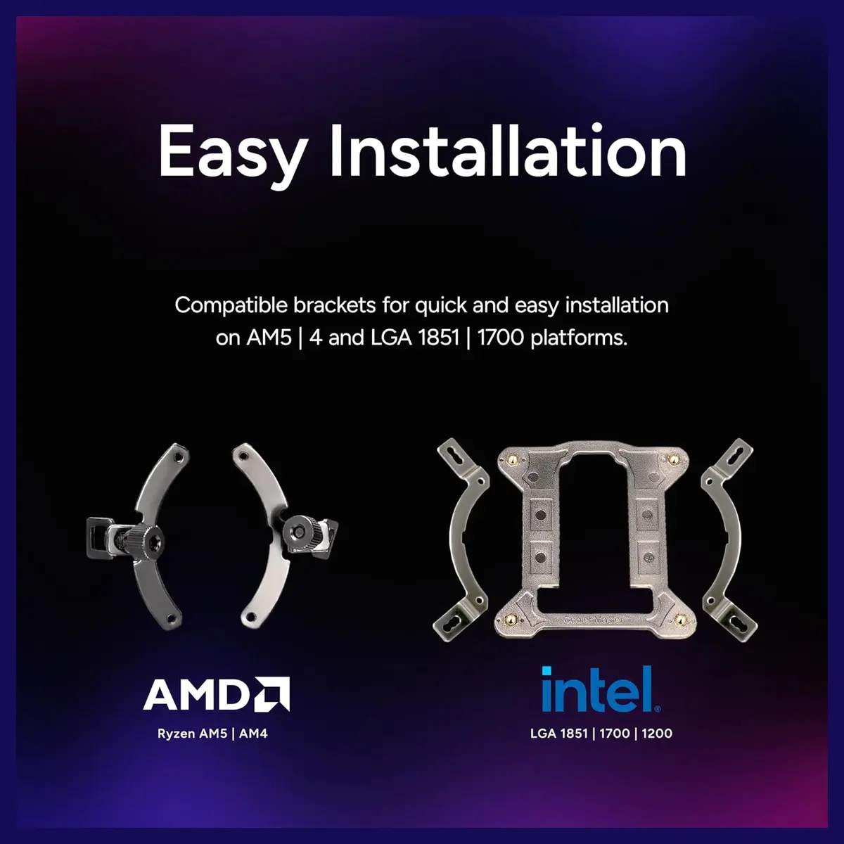 Cooler Master MasterLiquid Core II 360 Liquid CPU AIO Cooler, 360mm Radiator gallery image 7