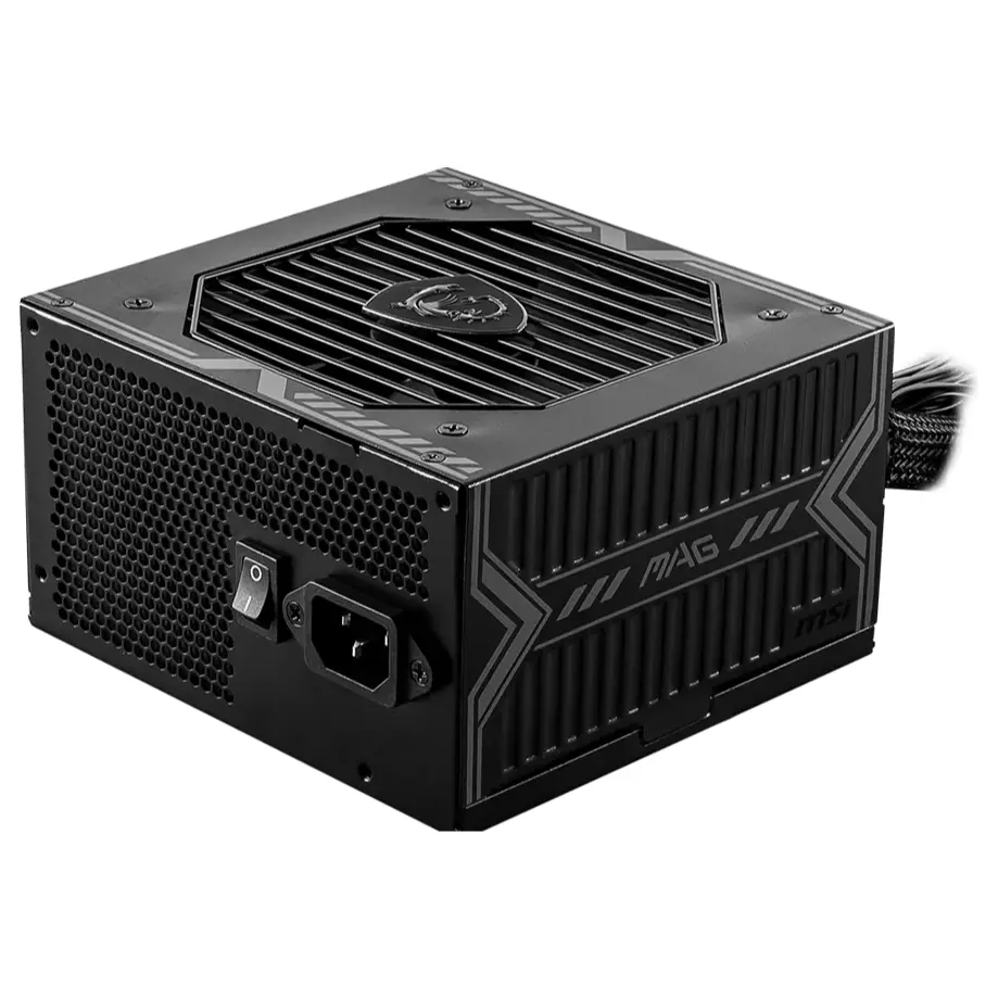 MSI MAG A650BN 650W Power Supply, 80 PLUS Bronze Up to 85%, DC-DC Circuit Design, Active PFC, 120mm Low Noise Fan gallery image 4