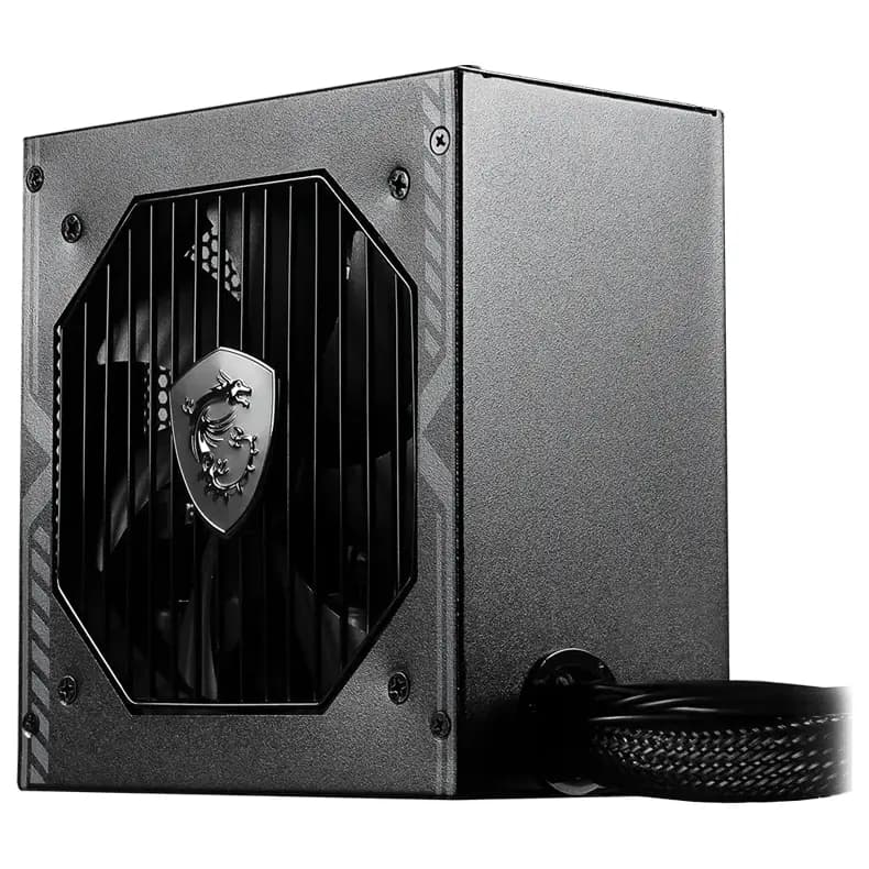 MSI MAG A650BN 650W Power Supply, 80 PLUS Bronze Up to 85%, DC-DC Circuit Design, Active PFC, 120mm Low Noise Fan gallery image 2