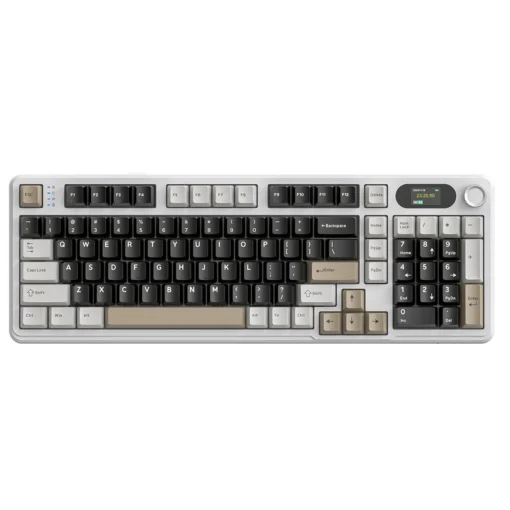 ATTACK SHARK X98Pro Wireless Mechanical RGB Gaming Keyboard – Cheese White/Star Black/Night Black/Blackberries gallery image 3
