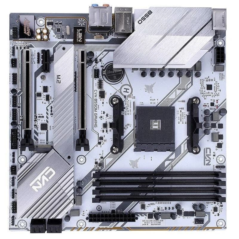 Colorful CVN B550M Gaming Frozen V14 Motherboard Supports AMD 5000 Gen Series (AMD B550/AM4), microATX, 5V ARGB gallery image 3