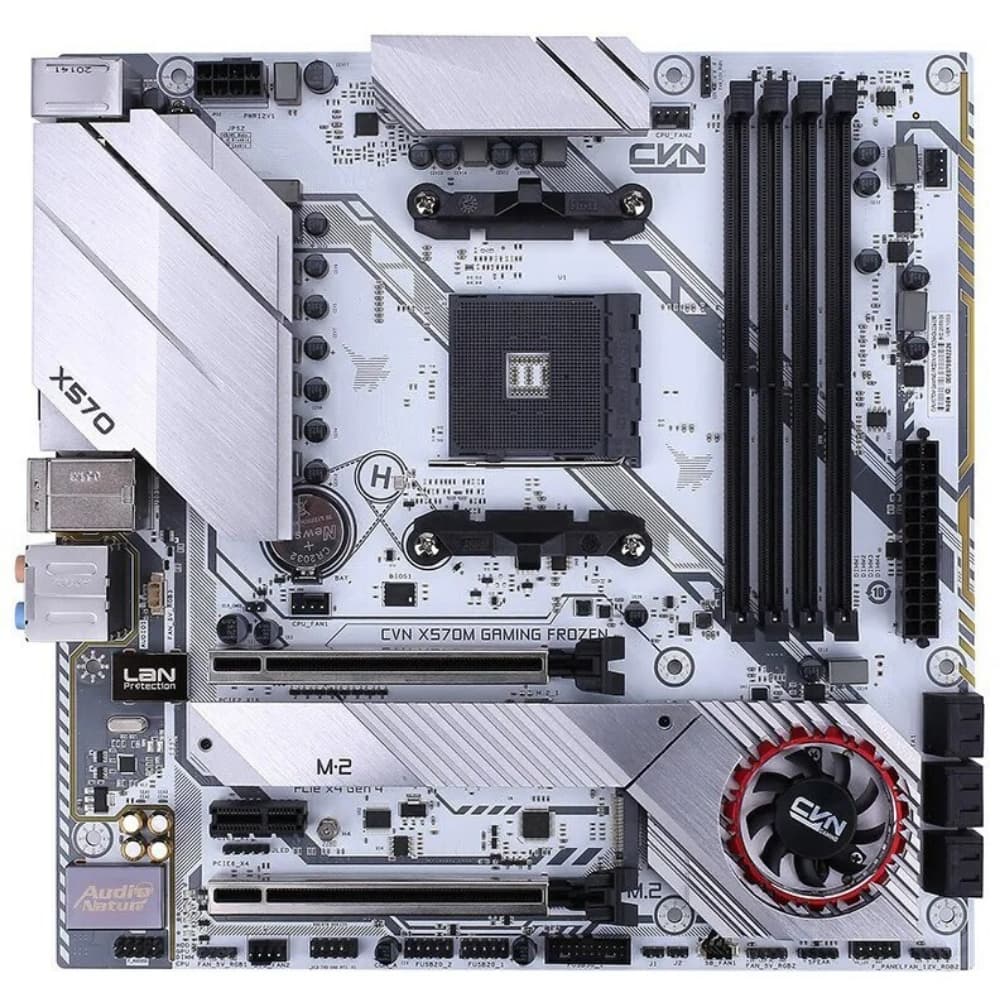 Colorful CVN X570M Gaming Frozen V14 AM4 microATX Motherboard gallery image 1