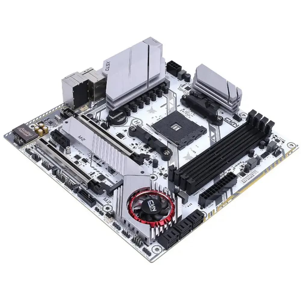Colorful CVN X570M Gaming Frozen V14 AM4 microATX Motherboard gallery image 3
