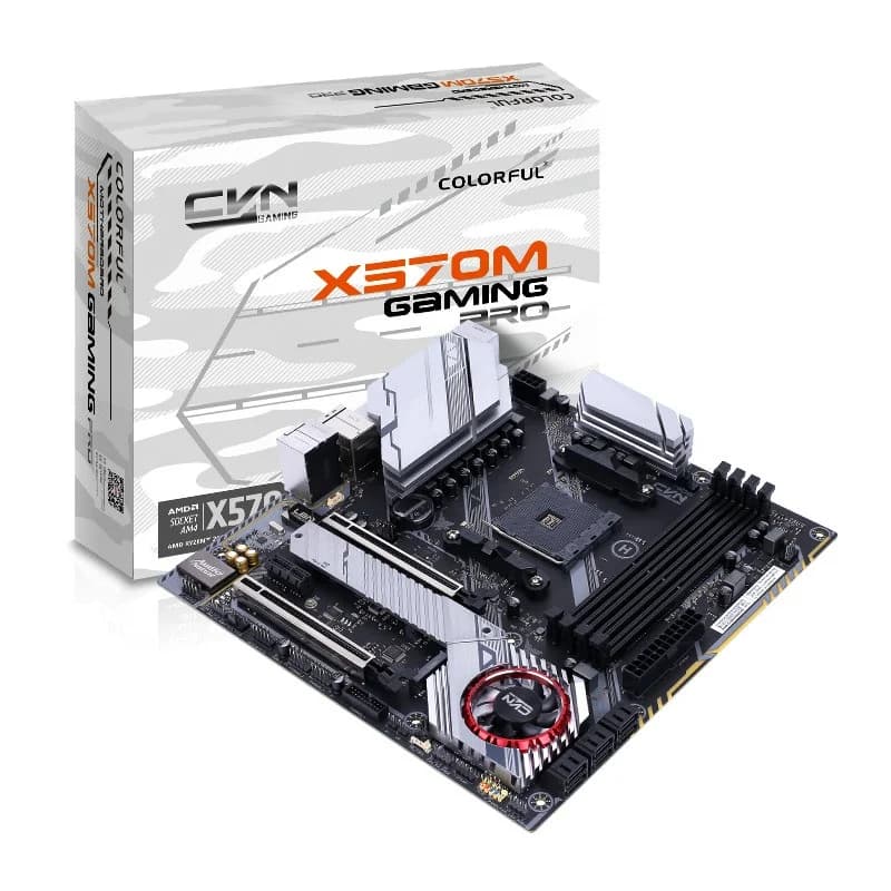 Colorful CVN X570M Gaming Pro V14 AMD AM4 Micro-ATX Gaming Motherboard